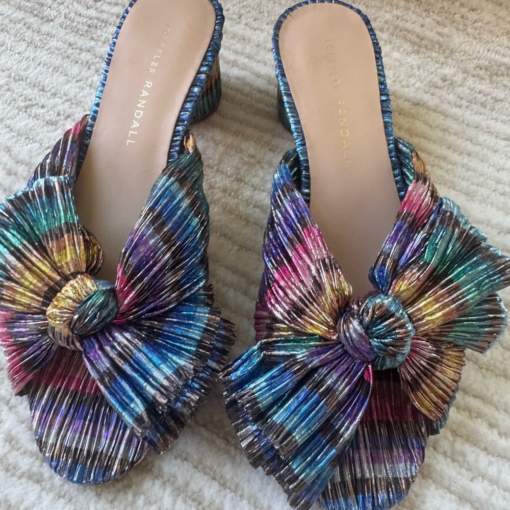 Loeffler Randall Vibrant Bow Mules